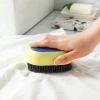 Color-blocking plastic soft bristle shoe brush cleaning brush set, household multi-functional laundry brush, long-handled shoe polish, plastic tool brush Application Scenario